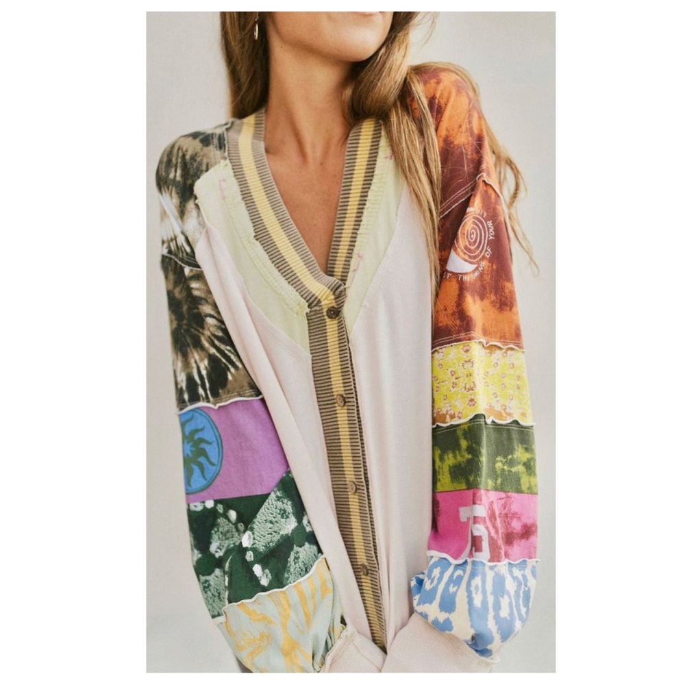 We The Free Marley Tee Cardigan Top - Picture 3 of 11